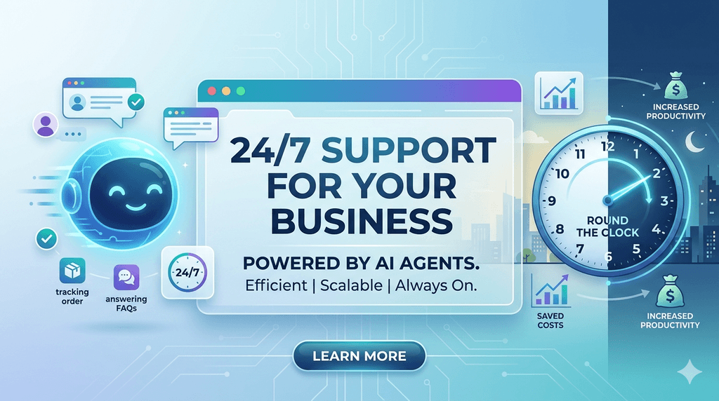 How AI Agents Can Provide 24/7 Support for Your Business.